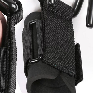 Crochets de musculation pour hommes avec sangles de poignet rembourrées pour l'entraînement de force et les exercices de traction, logo personnalisé, fournisseur OEM en gros - Product Image 3