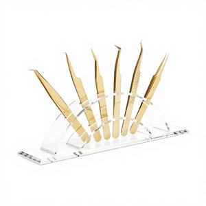 ที่มีคุณภาพสูงขนตาแหนบปลายที่แข็งแกร่ง3D และ6D แหนบต่อขนตาแหนบสแตนเลสที่คิดค้นเครื่องมือ - Product Image 1