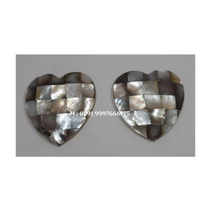 <b>Round</b> Shape <b>Wooden</b> Mother Of Pearl <b>Mirror</b> Handmade Unique Design With Smooth Glossy Surface Use Smart <b>Mirror</b> For Women And Girls - Product Image 3