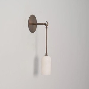 Minimalist Wall Sconce Round Glass Shade Indoor Lighting Fixture for Bedroom Home Decor Lightweight Design - Product Image 4