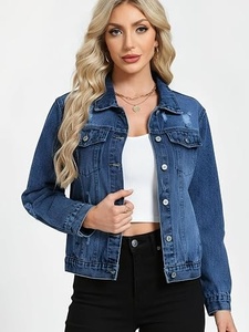 Veste en jean vintage pour homme, veste en jean bleu personnalisée, fabricant en gros - Product Image 3