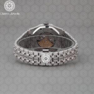 Reloj de Lujo Charm_Jewells para Mujer, Acero Inoxidable, 38mm, Esfera Poligonal, Cristal de Zafiro, Cierre de Mariposa, Cuarzo Analógico, a la Moda - Product Image 2
