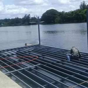 Barge de fête hors-bord en aluminium soudé UBI 149 avec moteur à essence de 150 CV, télécommande alimentée par batterie pour 9 personnes, usage de loisirs - Product Image 4