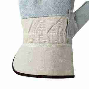 Guantes de Seguridad de Cuero Vacuno Genuino de Pakistán, Resistentes al Corte, al Calor y Antiestáticos, con Puño Ajustable y Texturizado - Product Image 6