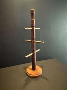 <b>Desktop</b> Wooden Cup Holder Home Living Room Storage Rack Creative Living Room <b>Shelf</b> Organizer Cup Holder Hanging Rack - Product Image 5