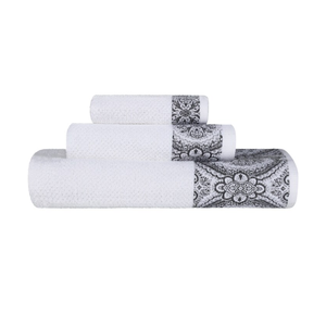 Serviette de bain jacquard personnalisée, tissée, épaisse, douce, absorbante, en coton, pour hôtel, fabricant de serviettes de douche - Product Image 4