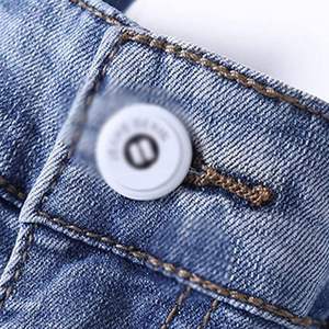 Pantalones Cortos de Mezclilla Elásticos y Holgados para Hombre, Nueva Temporada de Verano, Casuales, Transpirables y de Secado Rápido - Product Image 5