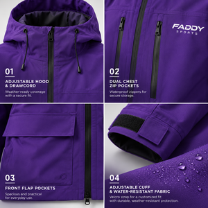 Chaqueta de Snowboard Impermeable Personalizada, Ropa Deportiva de Invierno Resistente al Viento, Venta al Por Mayor, Fabricante OEM ODM, Abrigo de Esquí Directo de Fábrica - Product Image 6