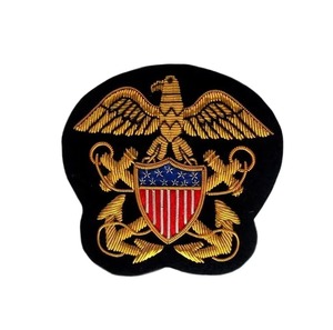 <b>Top</b> Selling Hand Embroidery Luxury Fashion Wearing Badges and Patches with <b>Beads</b> High Quality Felt Sew-On Badges From Pakistan - Product Image 3