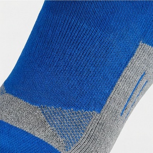 Blue Ankle Socks Breathable Running Sports Socks for Adults Solid Color Knitted Design - Product Image 5