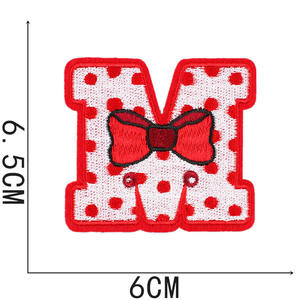 Parche bordado escolar termoadhesivo de tela de sarga para ropa, uniformes, sombreros y bolsos, venta al por mayor, transferencia térmica - Product Image 4
