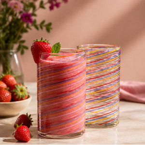 Vasos de Whisky de Borosilicato Hechos a Mano de 450 ml, Vasos de Colores para Beber Agua y Jugos, Libres de Plomo, al por Mayor - Product Image 5