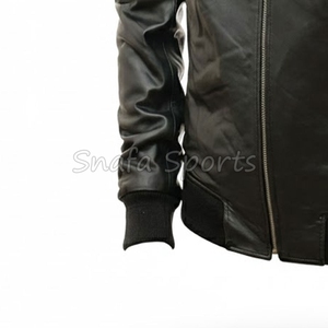 Servicios OEM Chaqueta de cuero para hombre de diseño personalizado de alta calidad, nueva chaqueta de cuero para hombre hecha en Pakistán - Product Image 4