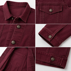 Chaqueta vaquera para hombre con construcción duradera, estilo clásico y cómoda combinación de capas para atuendos casuales modernos al aire libre OEM - Product Image 6