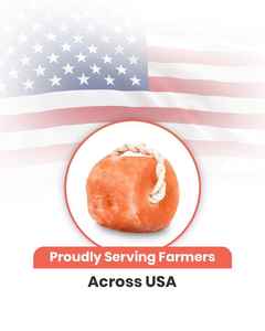 Eco-Friendly Himalayan <b>Crystal</b> Salt Lick Rope Block 2kg for Livestock and Wildlife Nutrition - Product Image 2