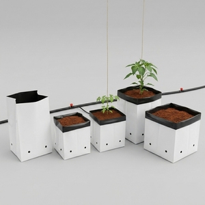 Custom UV Resistant Black and White Plastic Plant <b>Bags</b> Nursery Poly Grow <b>Bags</b> for Greenhouse <b>Vegetables</b> Fruit Trees Planting - Product Image 2