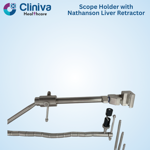 Support flexible pour instruments chirurgicaux avec écarteur hépatique Nathanson – Instruments chirurgicaux réutilisables de haute qualité - Product Image 3