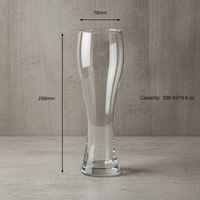 [Holar] Verre à bière en plastique de style américain, transparent et incassable, fabriqué à Taïwan, 16 oz, pour bars, extérieur, bord de piscine