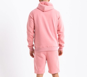 เสื้อฮู้ดซิปครึ่งตัวและกางเกงขาสั้น ชุดเซ็ตฤดูร้อนสำหรับเล่นกีฬา ชุดคู่แฝด เสื้อฮู้ดและกางเกงขาสั้น ชุดวอร์ม ชุดจ็อกเกอร์ ระบายอากาศได้ดี - Product Image 3