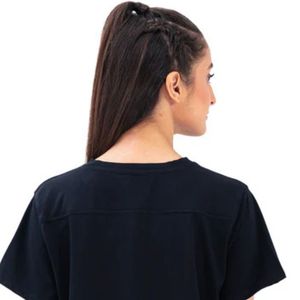 T-shirt noir Everlite pour homme, t-shirt décontracté de qualité supérieure, col rond classique, manches courtes, coupe régulière, léger, respirant, t-shirt basique Mod - Product Image 4