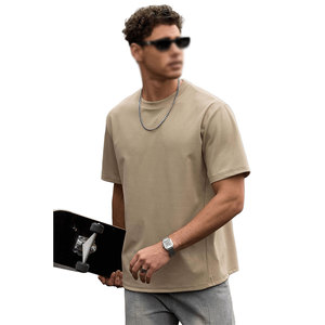 เสื้อยืดคอกลมผู้ชายสไตล์ใหม่ แนวลำลอง/ทางการ/วินเทจ/สตรีทแวร์ ทรงหลวม ดีไซน์คลาสสิก รับผลิตเสื้อยืดผู้ชายแบบ OEM - Product Image 5