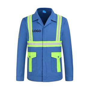 Combinaisons réfléchissantes avec logo personnalisé, vêtements de travail imperméables avec bande réfléchissante haute visibilité pour les entrepreneurs en construction - Product Image 4