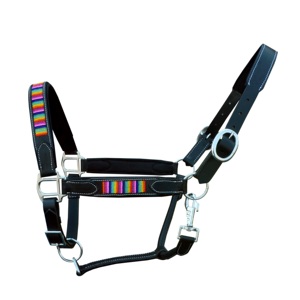 Equipo Ecuestre Personalizable, Halter de Cuero y Nailon, Material PP, Cuerda con Cuentas Estilo Western, Varios Accesorios Ingleses Disponibles - Product Image 1