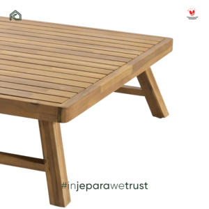 Luxury Solid Teak Wood <b>Foldable</b> Waterproof Outdoor Coffee <b>Table</b> Modern Farmhouse <b>Garden</b> Patio Resort Villa Hotel Furniture - Product Image 5