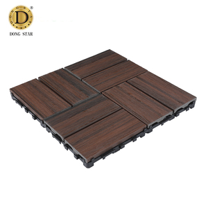 China Factory <span class=keywords><strong>Outlet</strong></span> OEM ODM Garden Design 300*300 Hollow Diy Wpc Composite Decking Tiles - Product Image 1