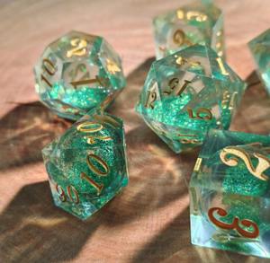 Prix d'usine : Ensemble de dés en résine polyédriques de haute précision pour DND RPG, équipement de jeu de table, dés pour chaîne d'approvisionnement en gros - Product Image 2