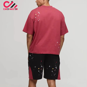 Conjunto de Camiseta y Pantalones Cortos para Hombre CARE MASTER, Cómodo, Venta al Por Mayor, Personalizado, de Alta Calidad, Color Sólido, Conjuntos de Verano - Product Image 2