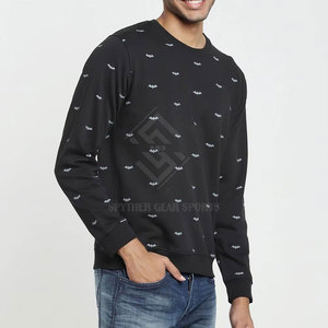 Sweat-shirts pour hommes légers, sur mesure, couleur unie, haute qualité, prix bas, basiques. - Product Image 2