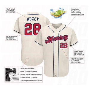 Custom Wholesale Mens Youth Baseball Jerseys Breathable Plus Size Personalized Printed Stitched Logo <b>Athletic</b> Teamwear - Product Image 5