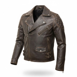 Chaquetas de Cuero Genuino para Hombre, Diseño 2026, Totalmente Personalizadas, Hechas en Sialkot, Pakistán - Product Image 1