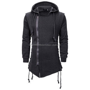 2026 Autumn <b>Winter</b> Men's Hoodie Youth Casual Zipper-Up Pullover Styles Solid Color Thick Fleece Casual <b>Coat</b> 2026 - Product Image 3