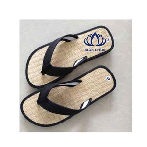 Pantoufles en jonc de mer naturel de haute qualité, écologiques, douces, confortables pour hôtels et spas, Vietnam - Product Image 1