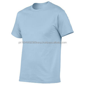T-shirt publicitaire en coton 100% à col rond, manches courtes, couleur unie, coupe ample, broderie personnalisée avec logo OEM - Product Image 4