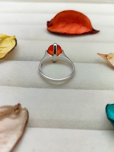 Champagne <b>Rainbow</b> Quartz Ring Soft Multicolor Gemstone Jewelry Elegant Statement Ring Handmade Cocktail Jewelry Gift for Women - Product Image 5