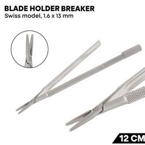 Blade Breaker & Holder 12 cm – Stainless Steel Surgical Instrument | German Grade <b>Precision</b> <b>Tool</b> | Reusable Autoclavable | CE Co - Product Image 1