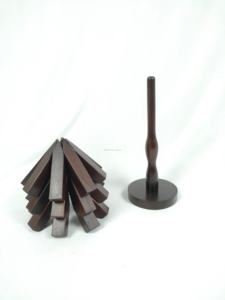 Sous-plats ronds en noyer noir personnalisés, design moderne et écologique, épaisseur 4 mm, pour la maison, l'hôtel et la restauration - Product Image 4