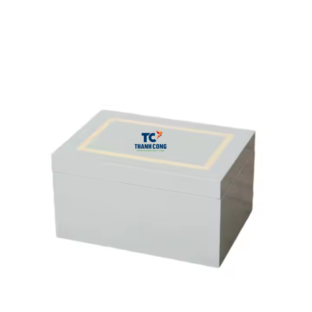 Customized Design Rectangle Luxury Square Jewelry Storage Box Handmade Lacquerware with Decorative Finish
