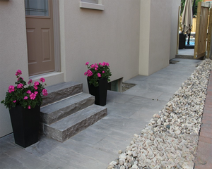 Premium GROCON <b>Slate</b> Grey Sandstone Paving Slabs – Split Finish for Stylish Exteriors - Product Image 5