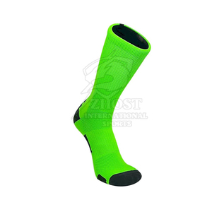 <b>Bright</b> Green Youth Sports <b>Socks</b> Crew Athletic Breathable Quick Dry Anti-Slip Knitted Eco-Friendly Football Basketball Training - Product Image 5