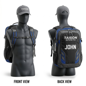 Bolsa de Hockey sobre Hielo de Tela Oxford Premium de 900 GSM, Gris y Negro, Multipanel, con Bordado Personalizado, Resistente, para Viajes - Product Image 4