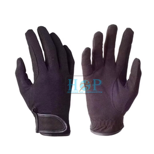 All-Season Horseback Riding Gloves – Breathable Stretch <b>Equestrian</b> Gloves with Non-Slip Palm Comfortable Fit Adjustable Wrist - Product Image 1