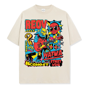 T-shirt unisexe à coupe classique, motif à carreaux, en coton 100% premium, respirant, tricoté, décontracté - Product Image 2