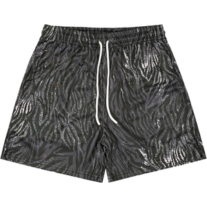 <b>Men's</b> Solid Sublimated Satin Mesh <b>Shorts</b> Breathable Quick Dry Eco-Friendly <b>Elastic</b> <b>Waist</b> Basketball Gym Casual Athletic - Product Image 1
