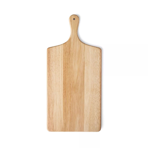 Planche à découper en bois avec poignée en bois de manguier et rainure pour trancher la viande, le pain, le fromage et les fruits - Product Image 6