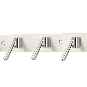 SS202 Stainless Steel 6 Pin Adjustable Modern Cloth <b>Hook</b> <b>Wall</b> Mounted Heavy Duty Door <b>Hook</b> Rust Resistant Home Organizer <b>Hook</b> - Product Image 1