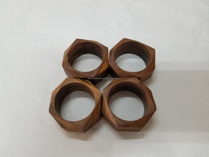 Bast Luxurious Simple <b>Retro</b> Wooden Napkin Ring Environmentally Friendly for Wedding Celebration Party for <b>Dining</b> <b>Table</b> - Product Image 6